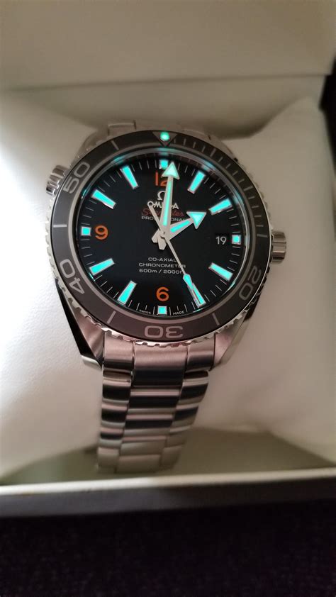 omega planet ocean 42mm price|omega planet ocean orange chronograph.